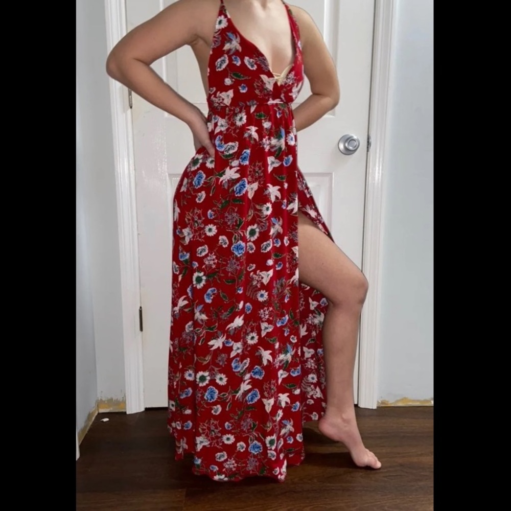 Red dress